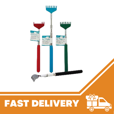 Telescopic Extendable Back Scratcher With Portable Bear Claw Rake - ZYBUX